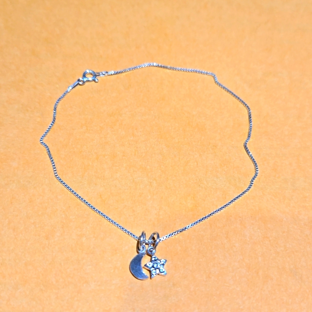 925 Silver Ankle or Wrist Bracelet